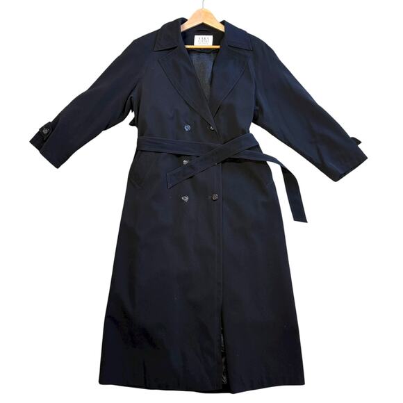 Saks Fifth Avenue Vintage Trench Coat Size 6 - Picture 10 of 12